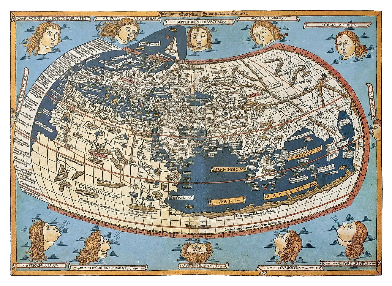 ptolemy's map of the world