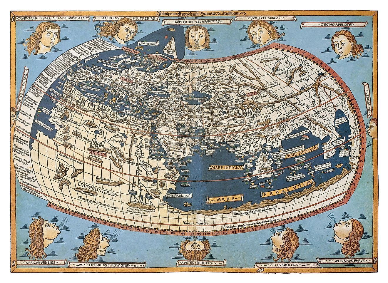 ptolemy's map of the world