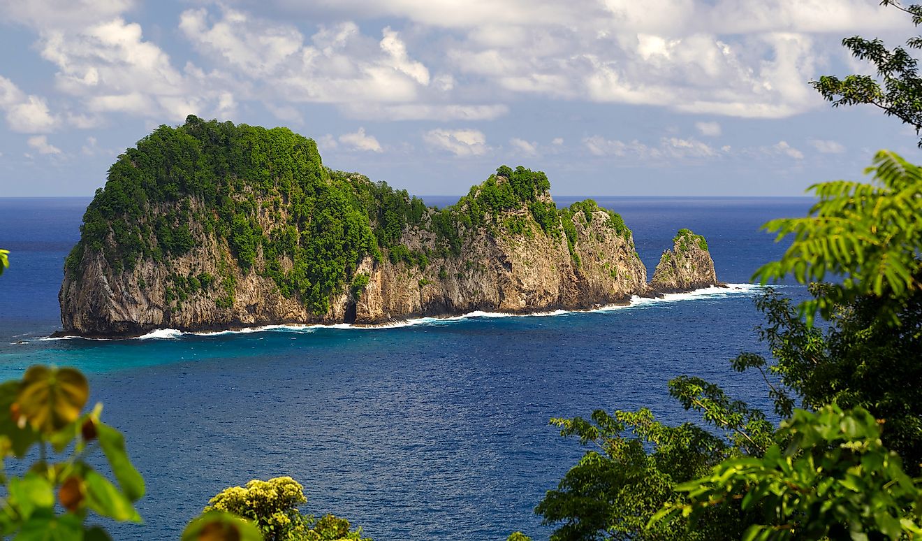 The Vai'ava Strait National Natural Landmark stretches out into the Pacific Ocean and is part of the National Park of American Samoa.