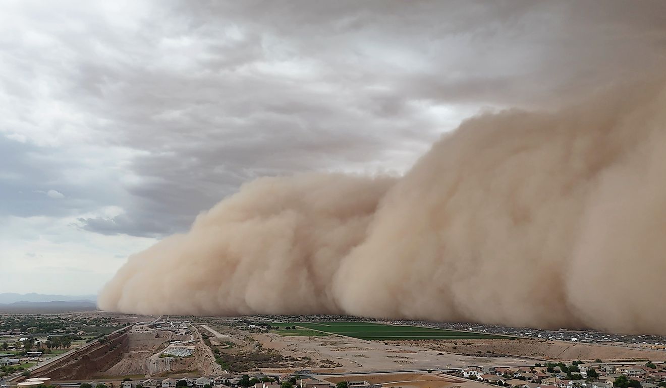 Incoming Haboob East Valley Phoenix, Arizona