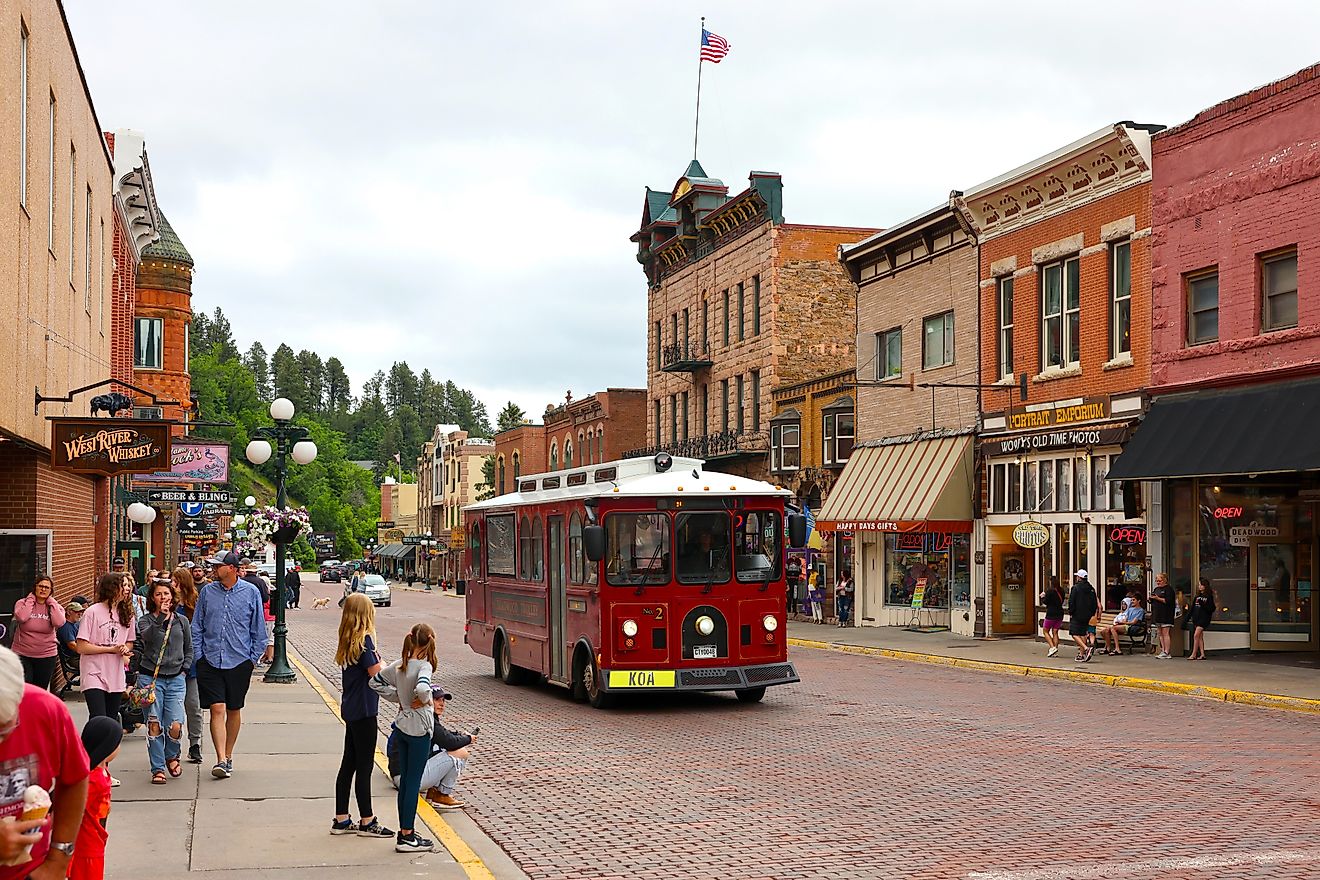 Main Street in Deadwood, South Dakota. Image credit: Bo Shen / Shutterstock.com.