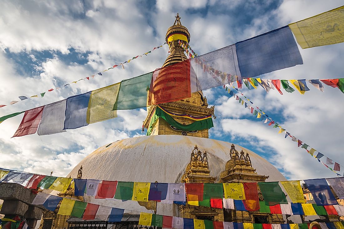 Swayambhunath in Nepal.