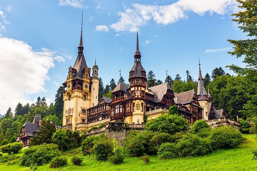 Peles Castle in Romania. 