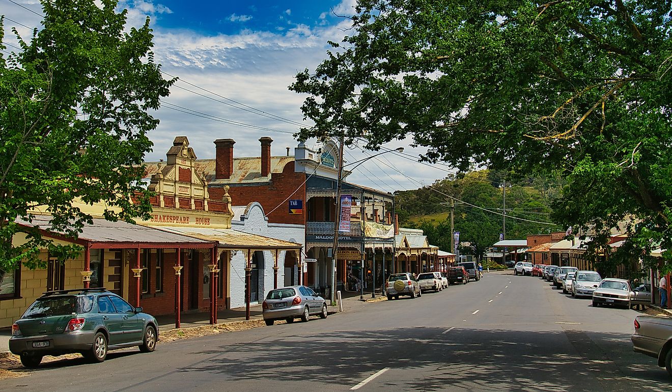 Maldon, Victoria. Editorial credit: Hans Wismeijer / Shutterstock.com