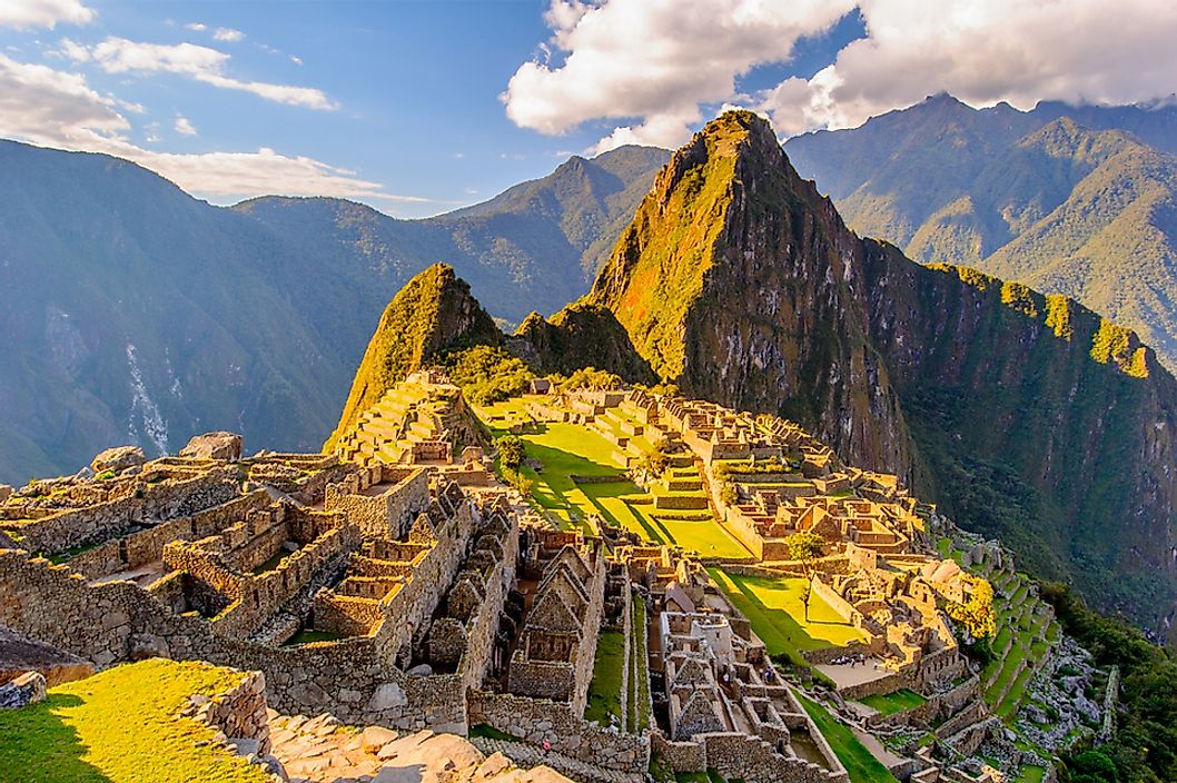 Peru's Machu Picchu was declared a UNESCO World Heritage Site in 1983.