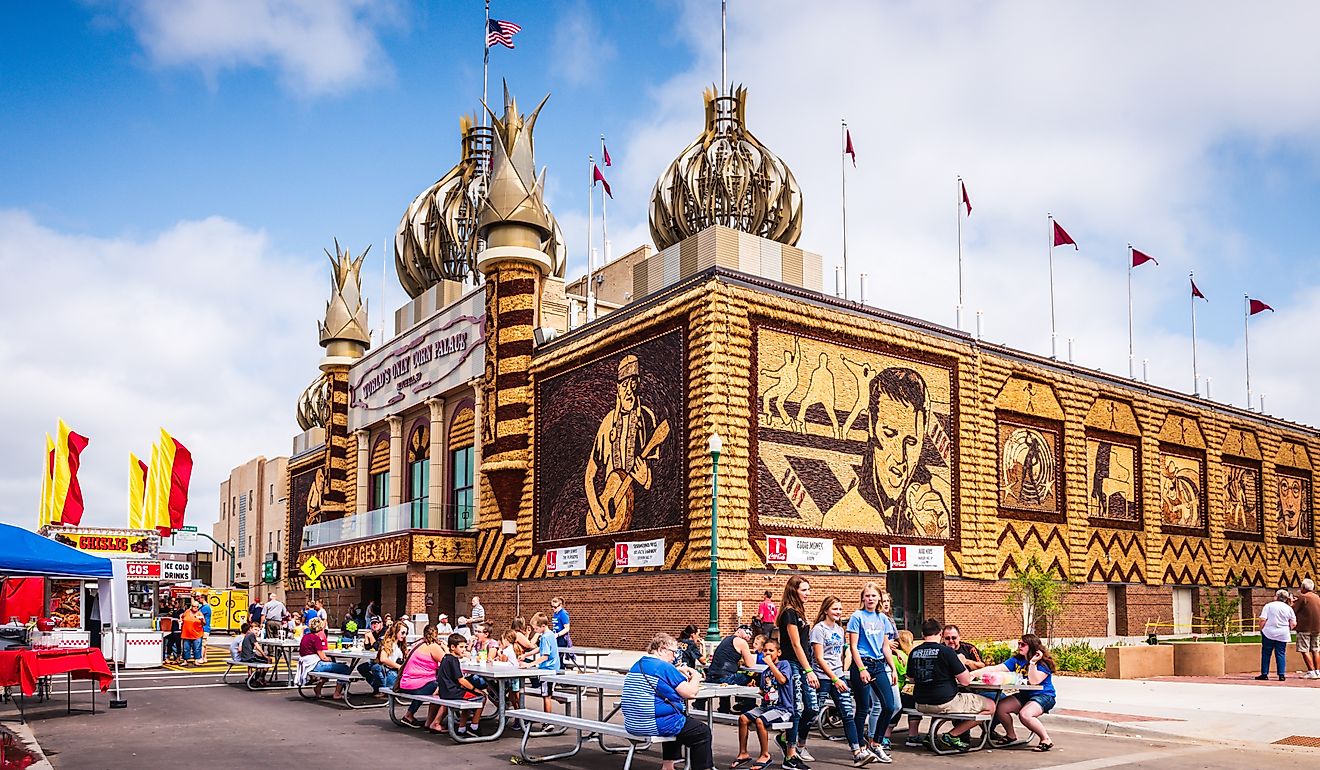 The Corn Palace in Mitchell, South Dakota.