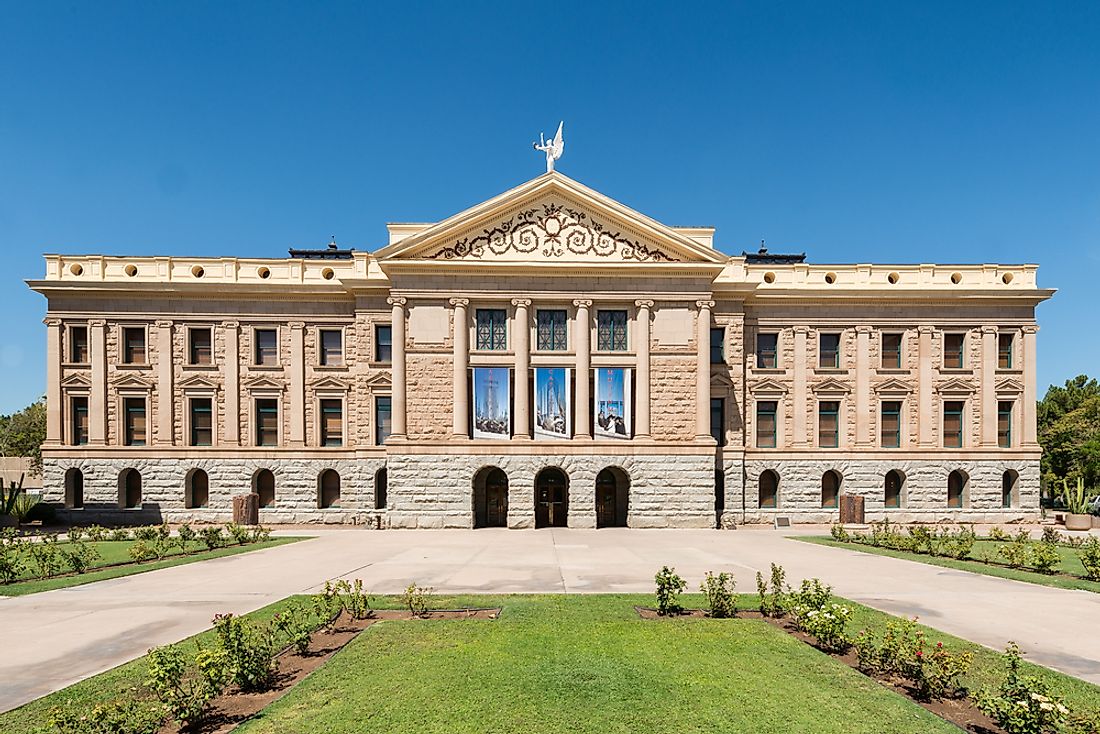 The Arizona state capitol. 