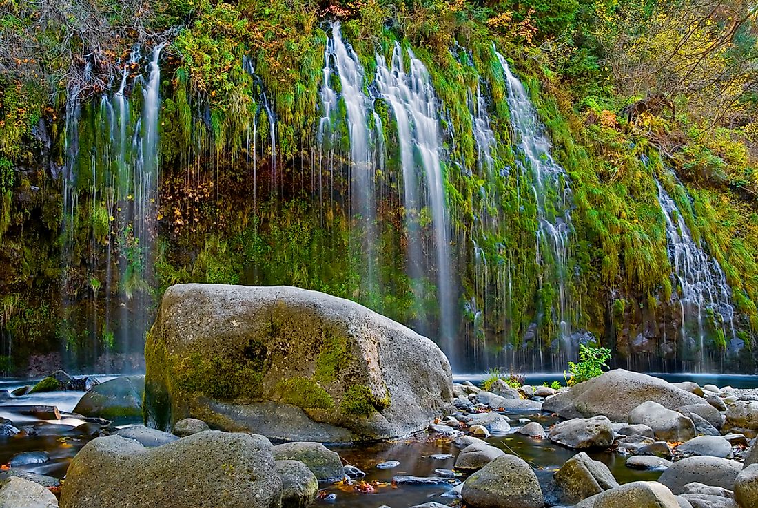 Mossbrae Falls is a beautiful place in California. 
