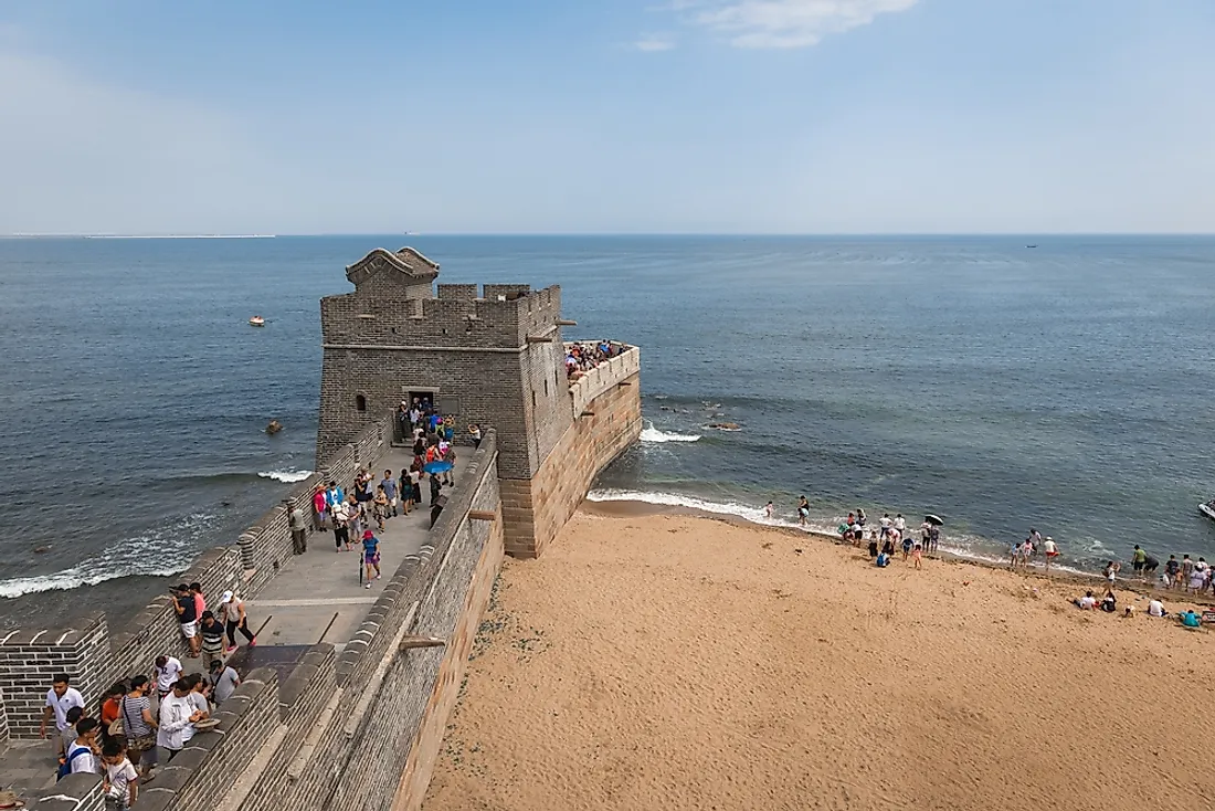 The "Old Dragon's Head" where the Shanhai Pass meets the Bohai Sea. Editorial credit: SvedOliver / Shutterstock.com 