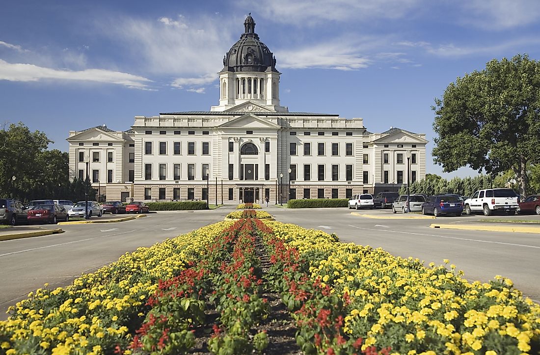 The South Dakota state capital in South Dakota. Editorial credit: Joseph Sohm / Shutterstock.com.