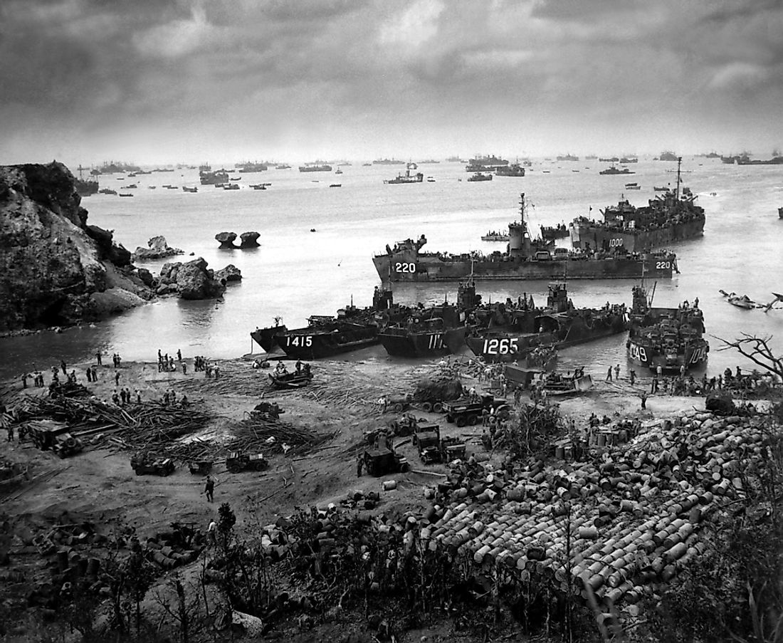 The Battle of Okinawa lasted 82 days from April 1 to June 22, 1945. ​