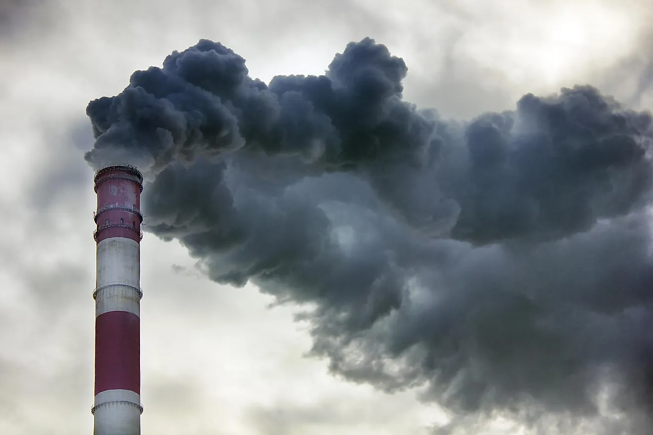 Smoke from a factory. Image credit: Anastasiia Tymoshenko/Shutterstock