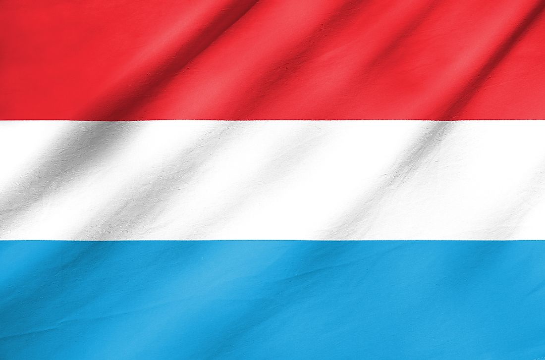 The flag of Luxembourg. 
