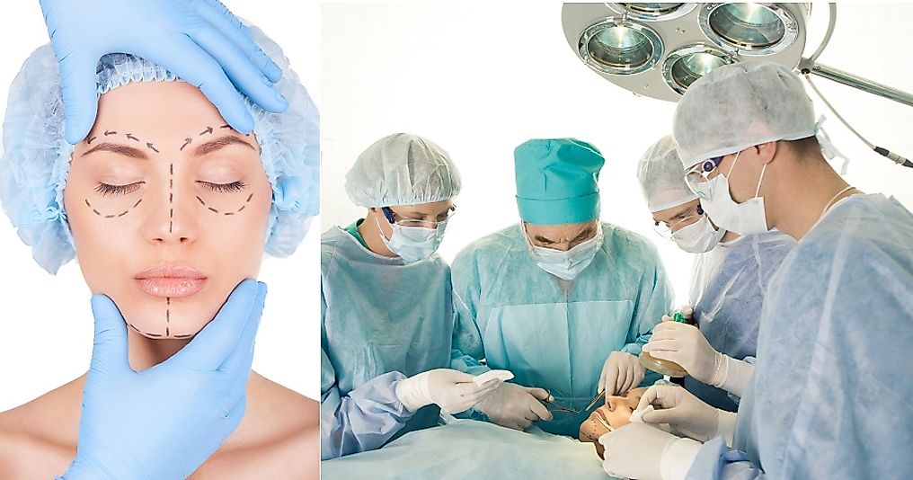 Cosmetic surgeries physically alter a person's body in efforts to achieve a desired appearance.