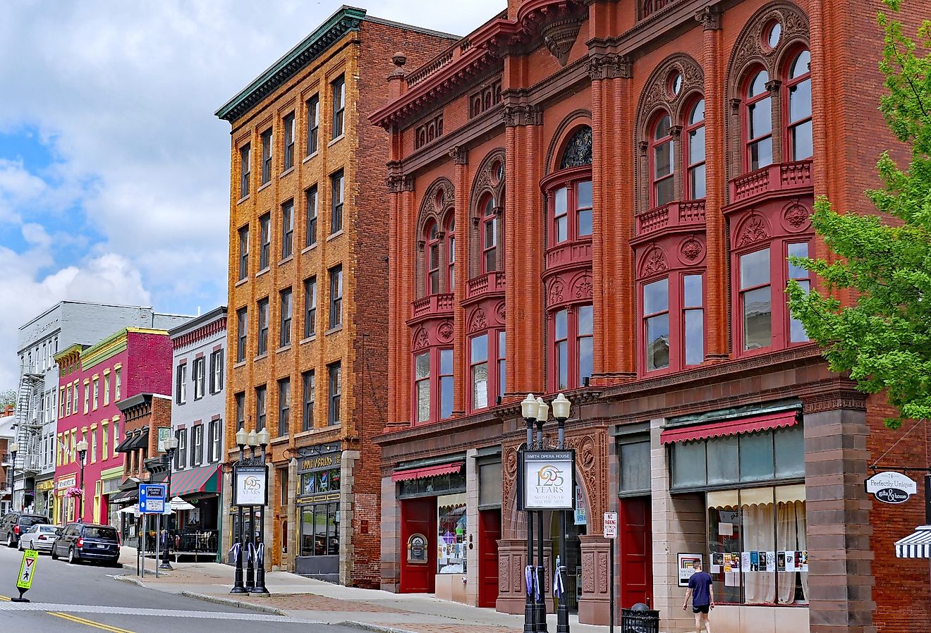 Historic downtown Geneva, New York. Image credit Spiroview Inc via Shutterstock