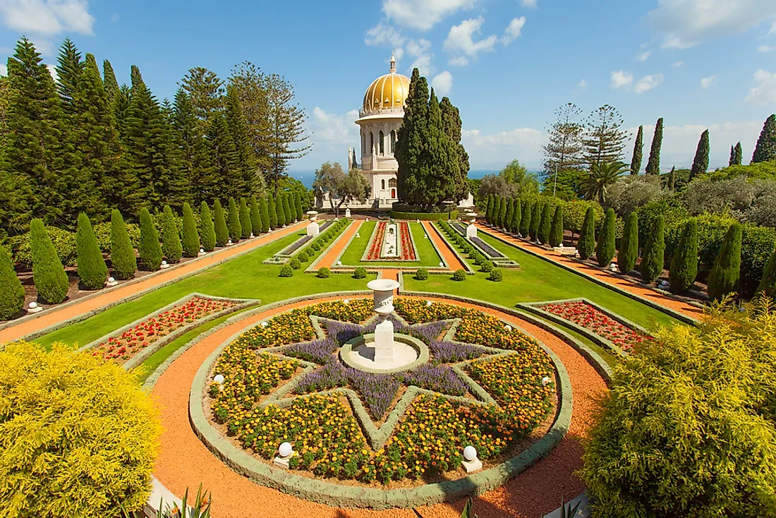 The Bahá'í Temple of Haifa, Israel. 