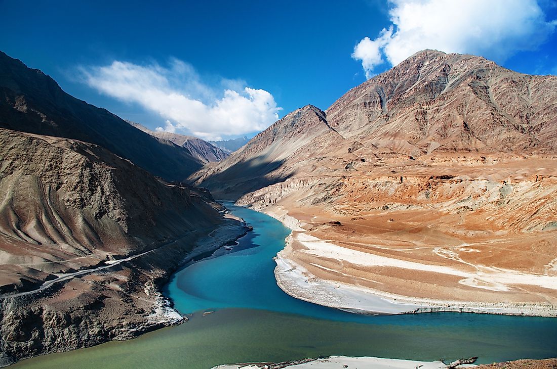 The Indus River is an example of a perennial river. 