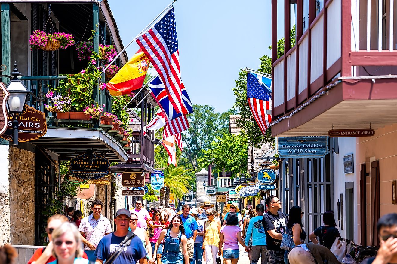 St. George Street in Saint Augustine, Florida. Image credit: Andriy Blokhin / Shutterstock