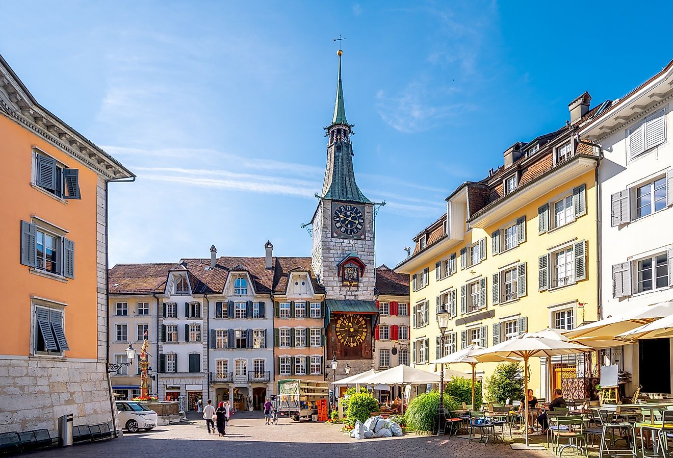 Old city of Solothurn, Switzerland.