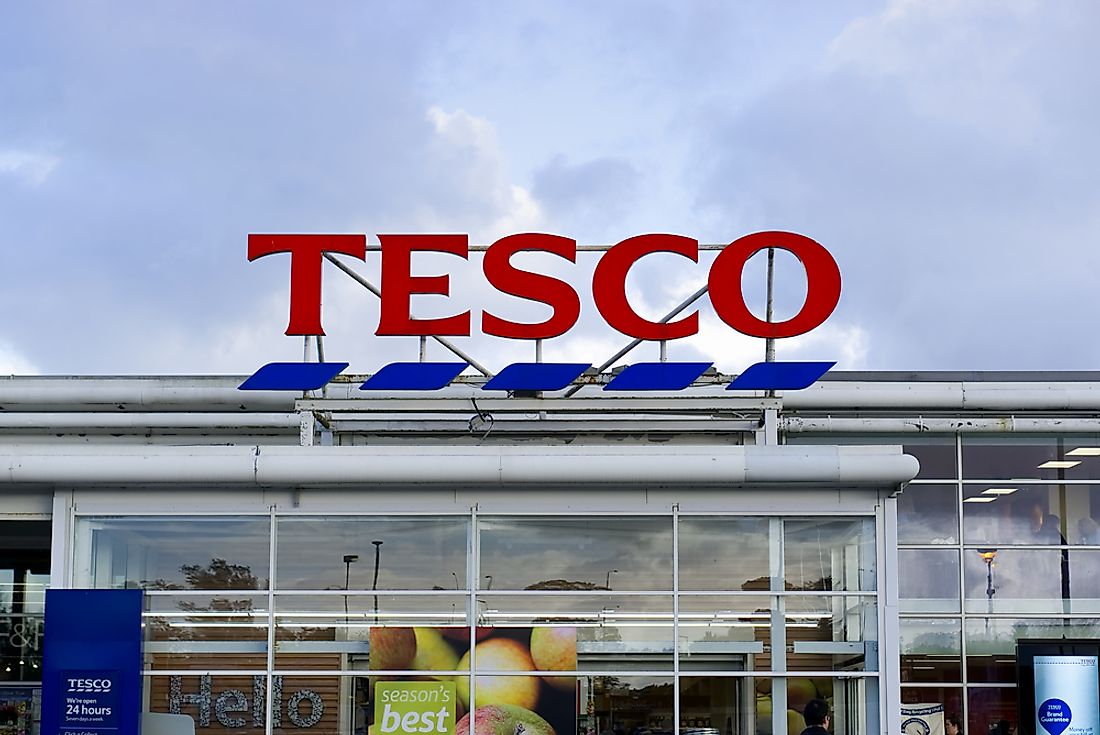 A Tesco location in Bathgate, Scotland. Editorial credit: Tana888 / Shutterstock.com. 