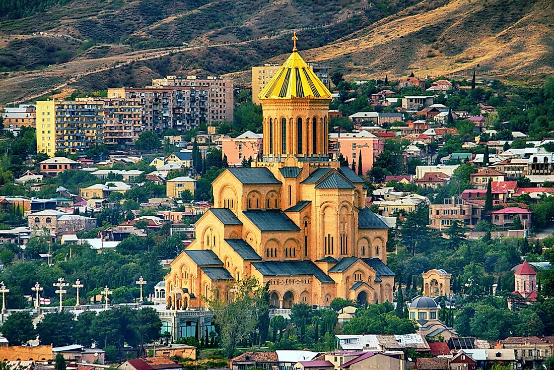 Holy Trinity Cathedral of Tbilisi. 