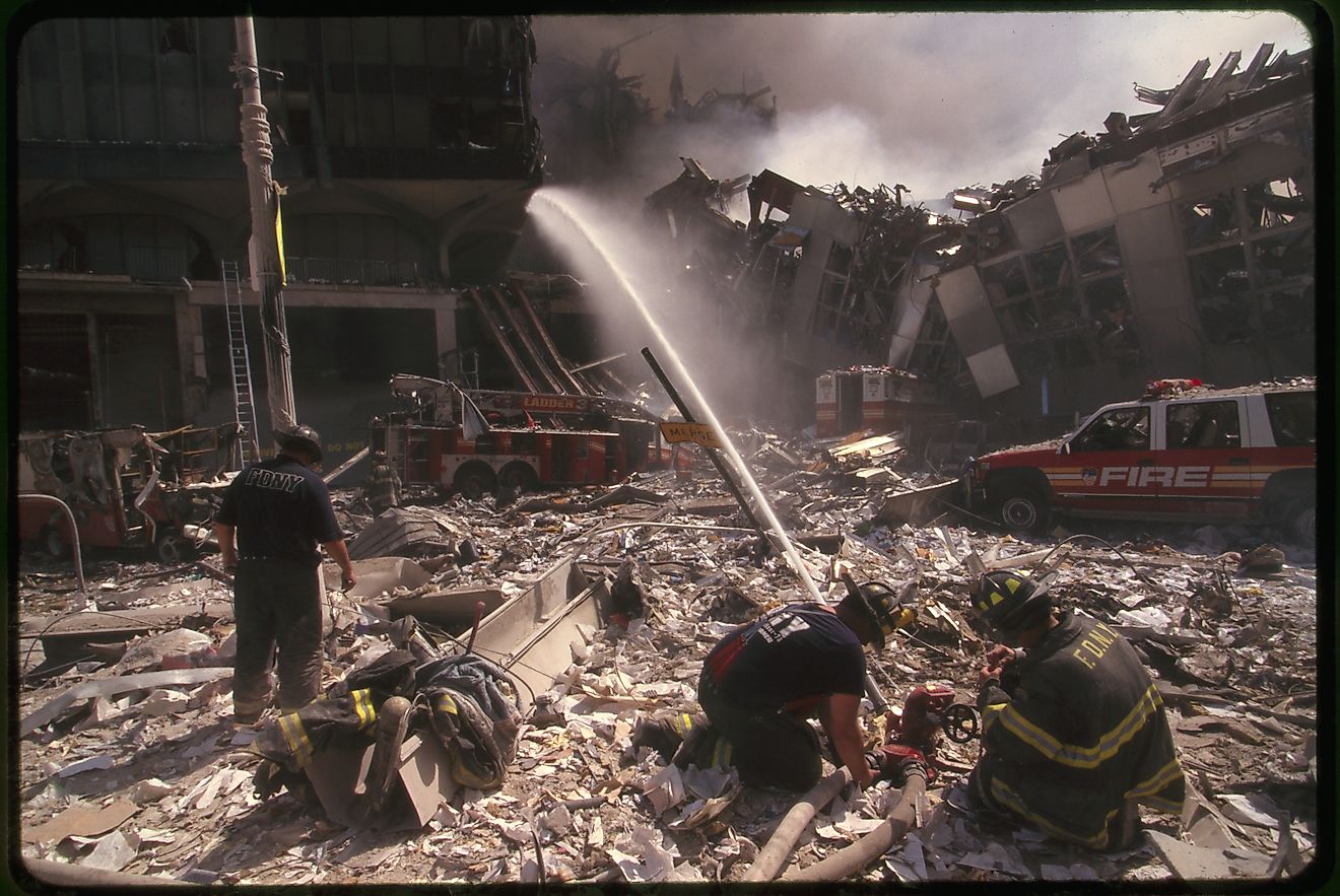 September 11th terrorist attack. Image credit Creative Commons