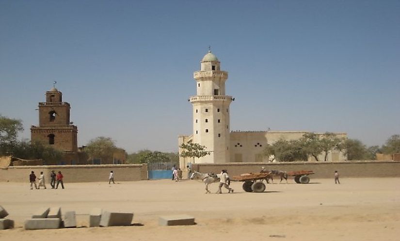 A mosque in Abéché, Chad