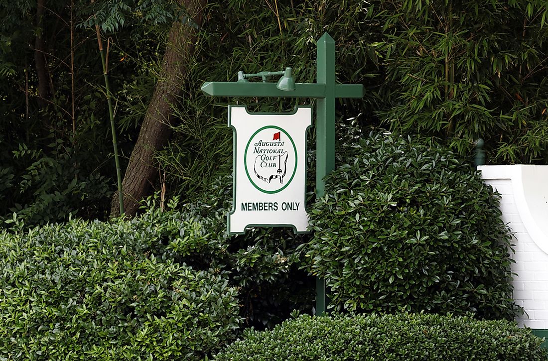 Masters Tournament is played annually at Augusta National. Editorial credit: Katherine Welles / Shutterstock.com