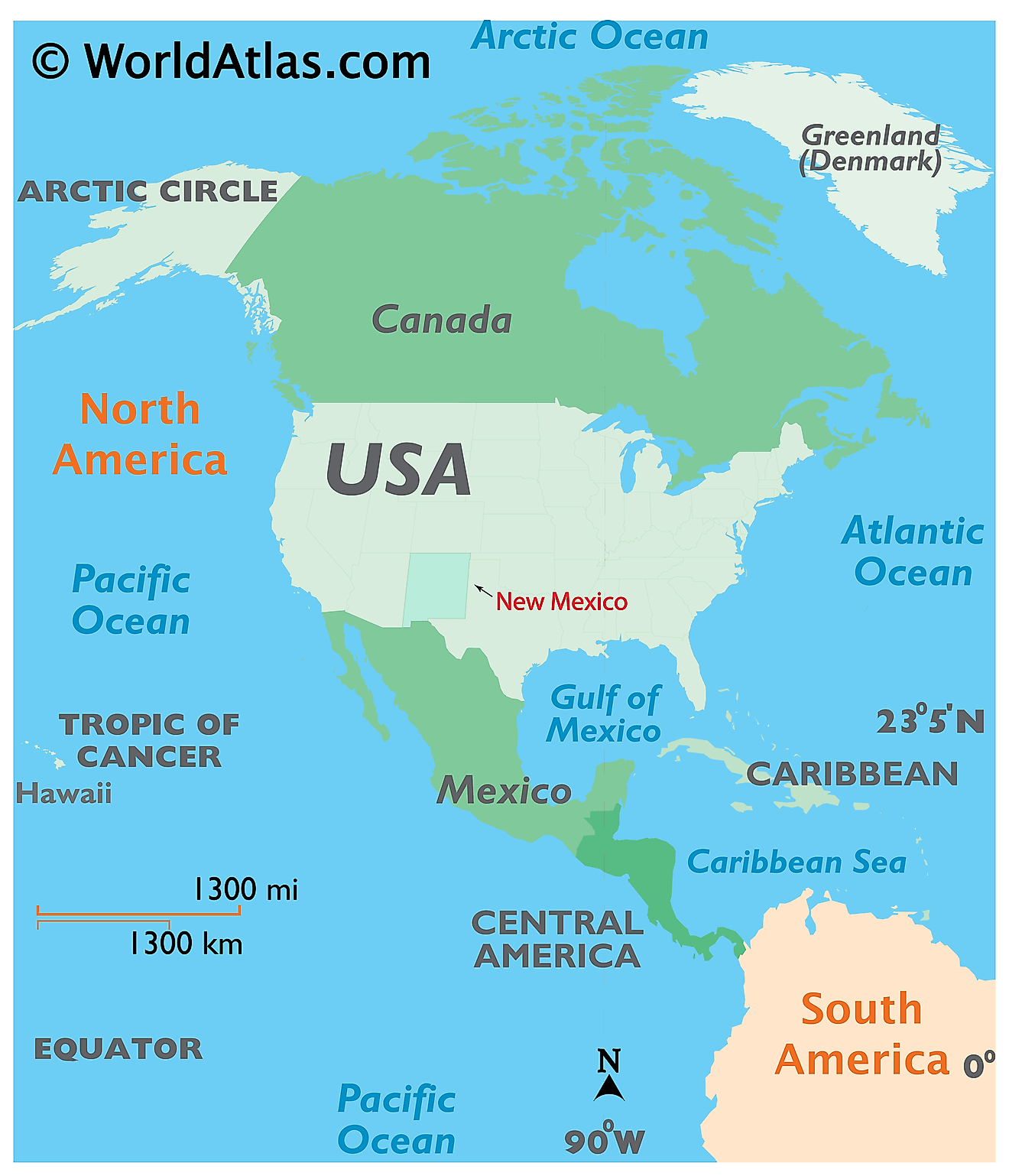 New Mexico Maps And Facts World Atlas