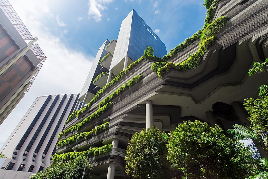 The Parkroyal on Pickering in Singapore. Editorial credit: Ivan Kurmyshov / Shutterstock.com. 