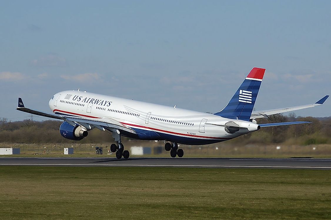 US has the highest number of airplane carrier takeoffs in the world.