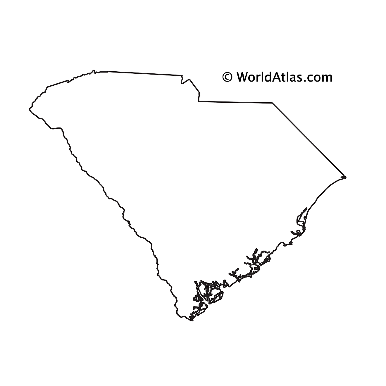 South Carolina Maps And Facts World Atlas