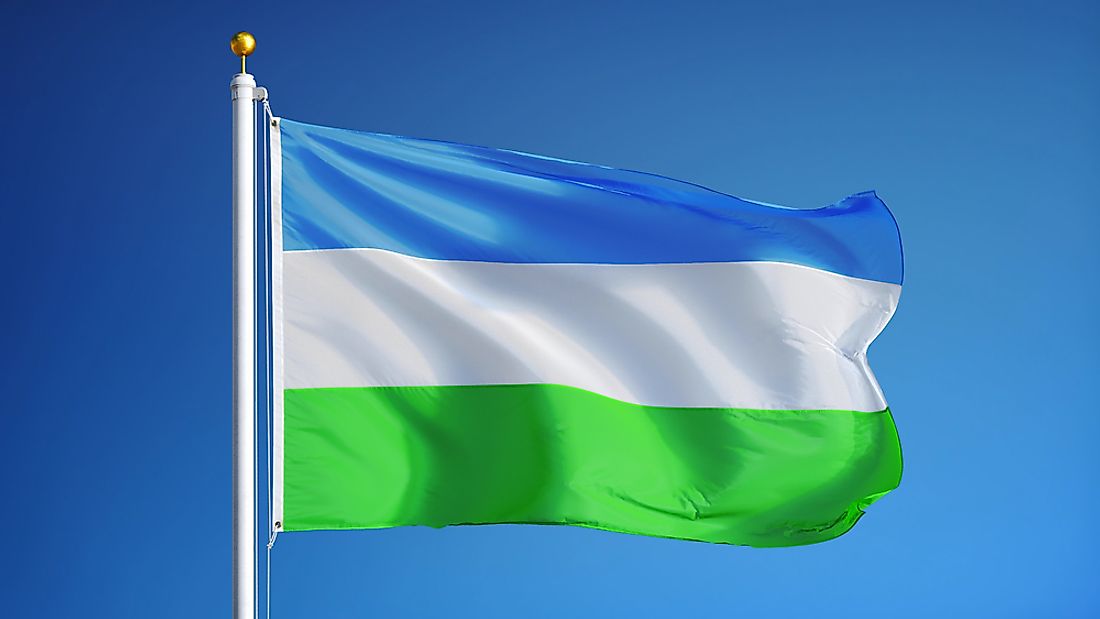 The flag of Molossia. 