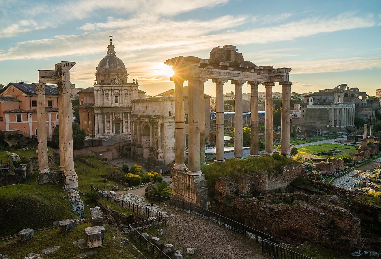 Roman Forum ruins. Image credit Ioana Catalina E via Shutterstock