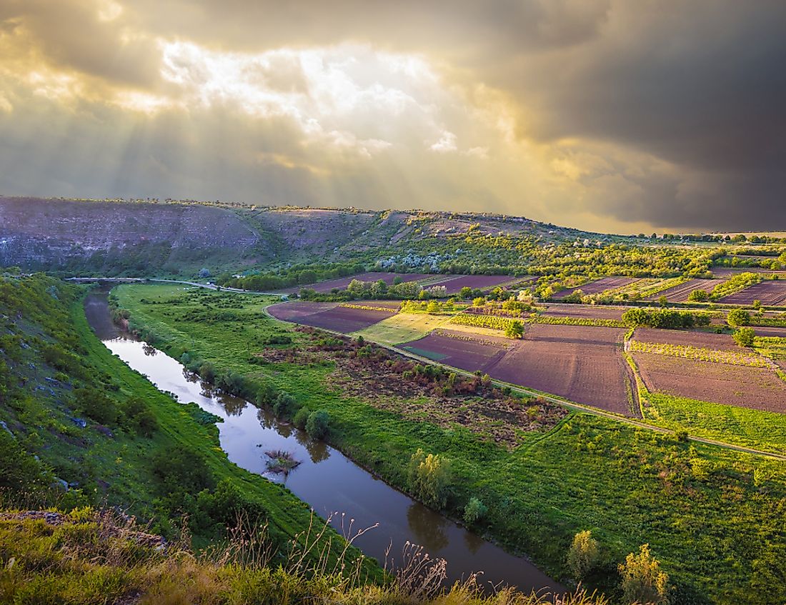 The countryside of Moldova. 