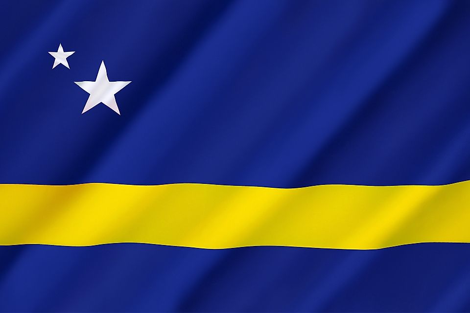 The flag of Curaçao.