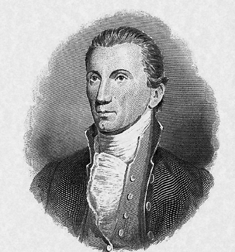 James Monroe, a former Continental Army Major in the Revolutionary War, is considered to be the last of the "Founding Fathers" to act as a U.S. Head of State.