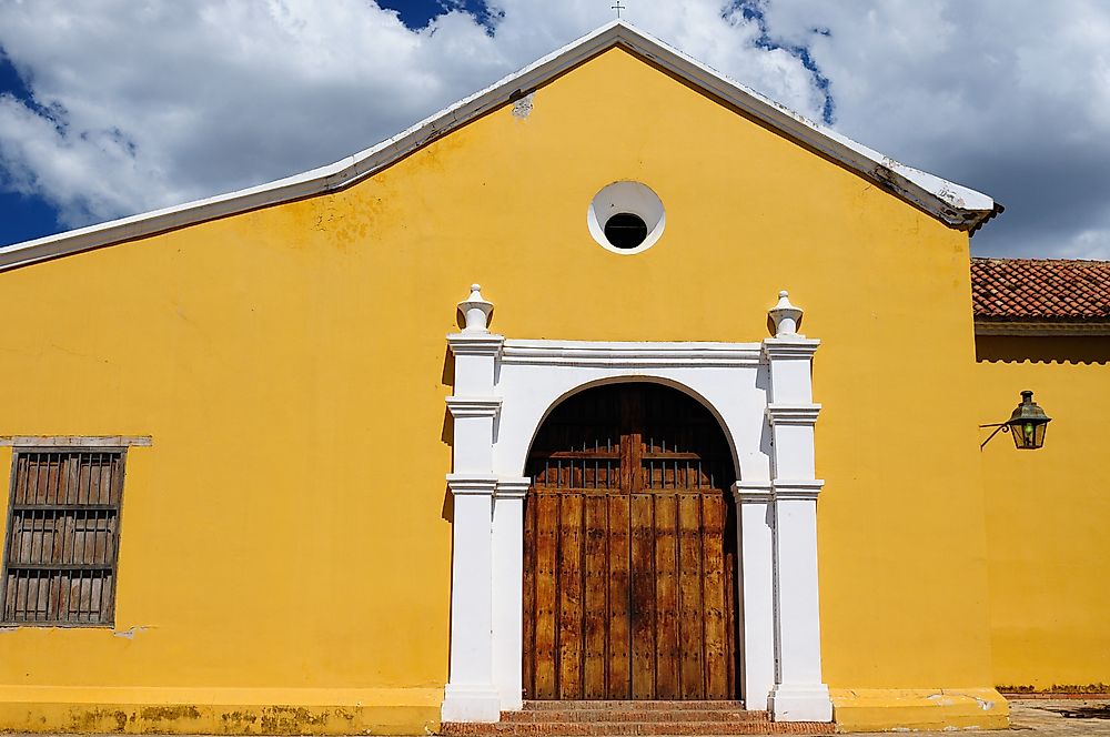 An early colonial building in Coro, Venezuela. 