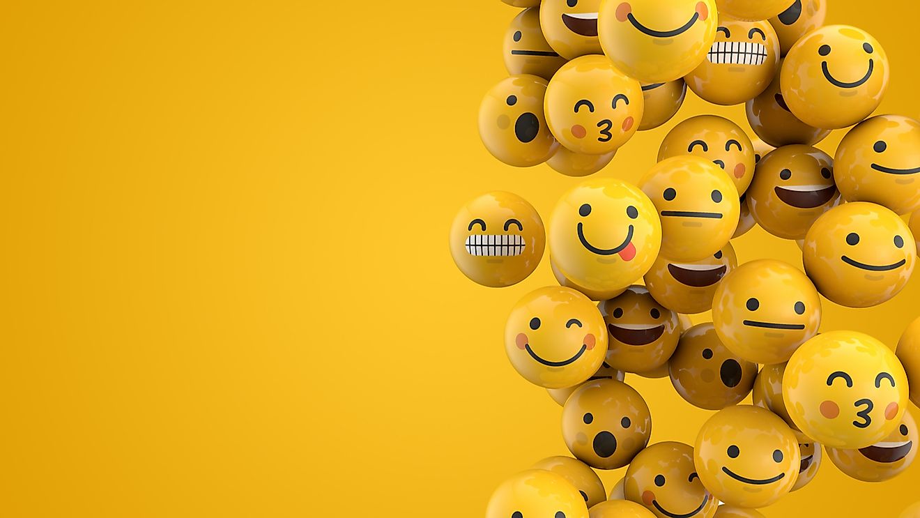 Over 1,800 emojis are in use today.