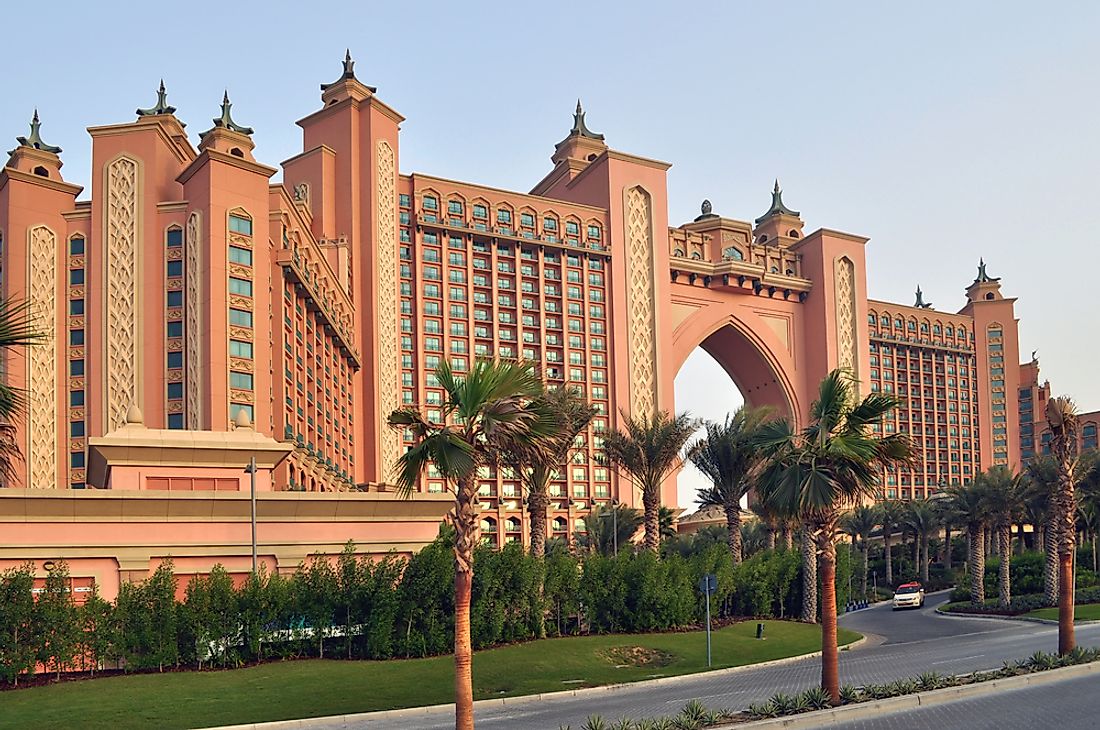 The Atlantis Hotel in Dubai. 