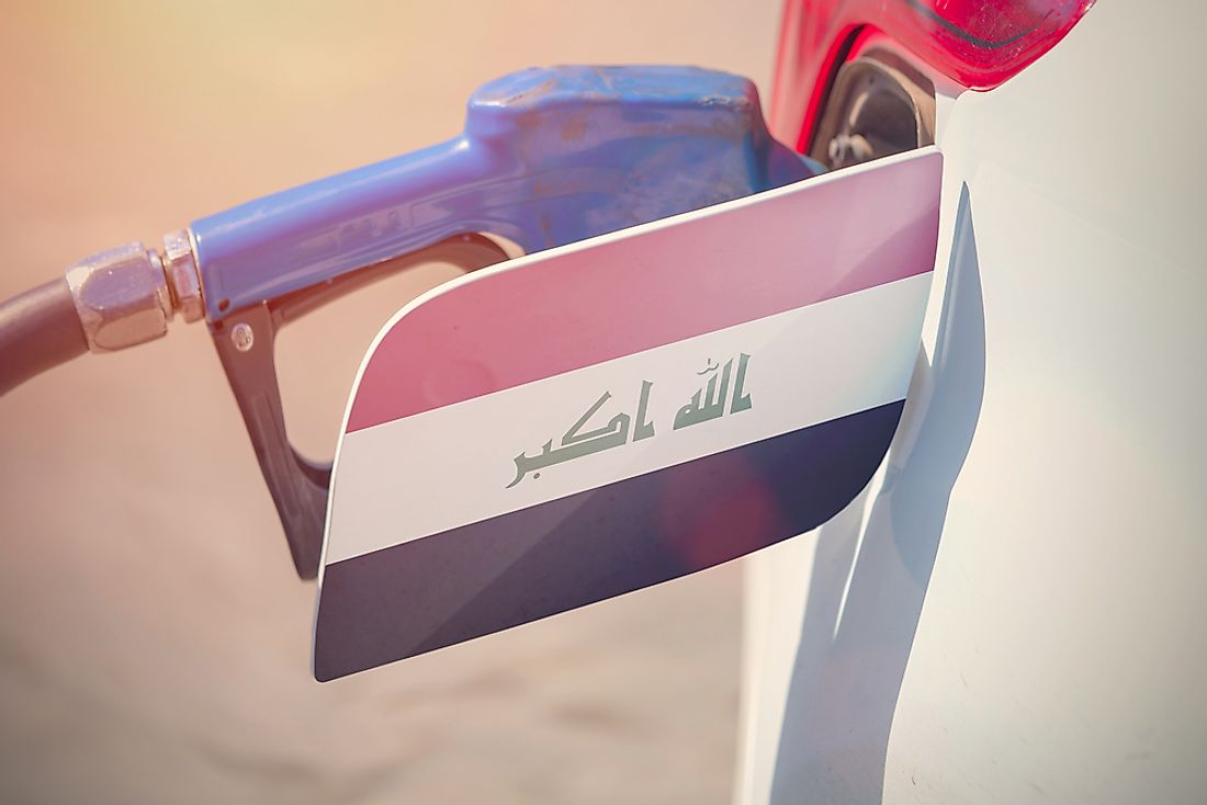 Petroleum is a major part of Iraq's economy. 
