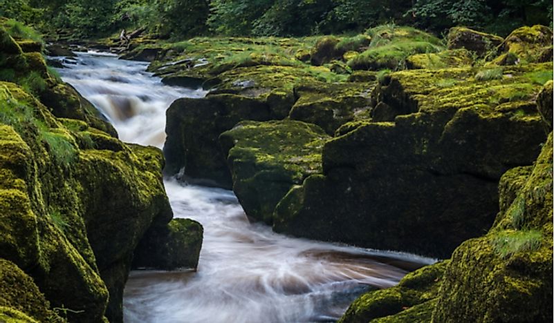 Bolton Strid looks deceivingly calm on the surface. 