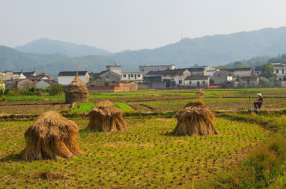 Hui houses in China. Editorial credit: Reimar / Shutterstock.com.