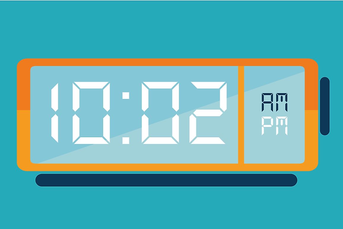 The 12-hour system divides the twenty-four hours of a day into 2 phases, a.m. and p.m.