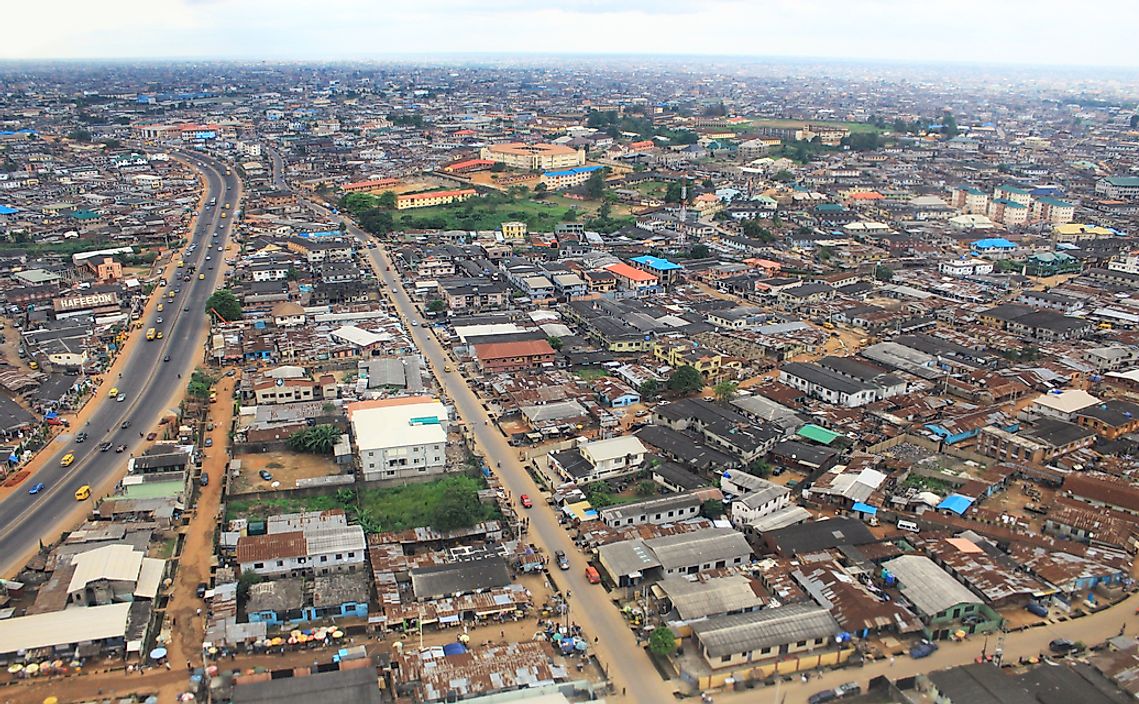 The sprawling highways of Lagos. 