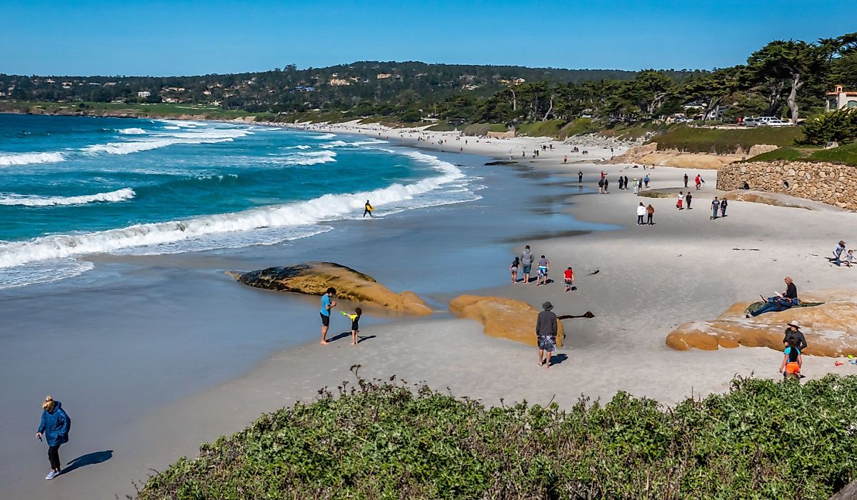 The beach in Carmel-by-the-Sea, California. Image credit David A Litman via Shutterstock
