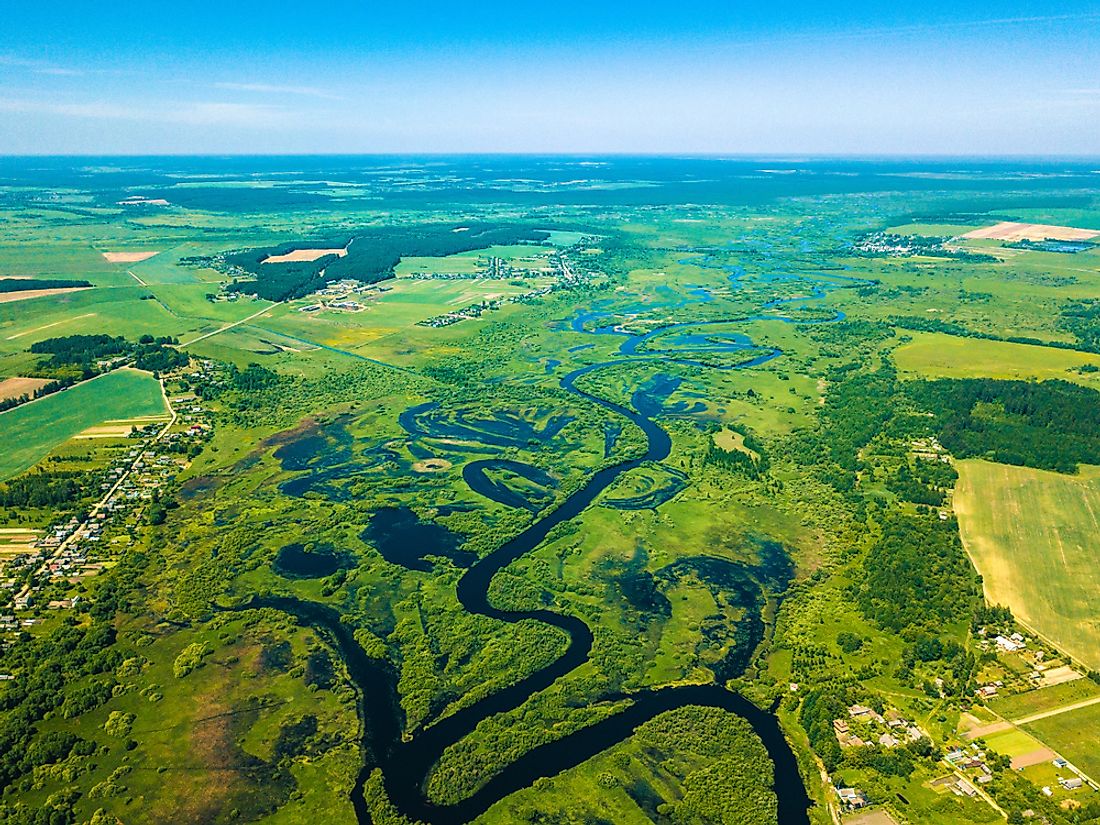 Belarus is a relatively flat country. 