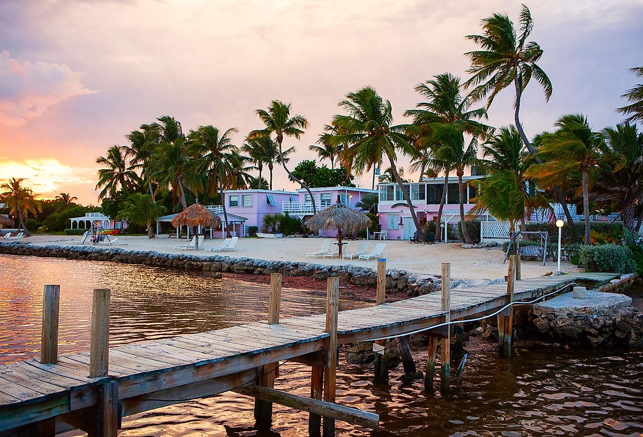 Sunset in Marathon, Florida.