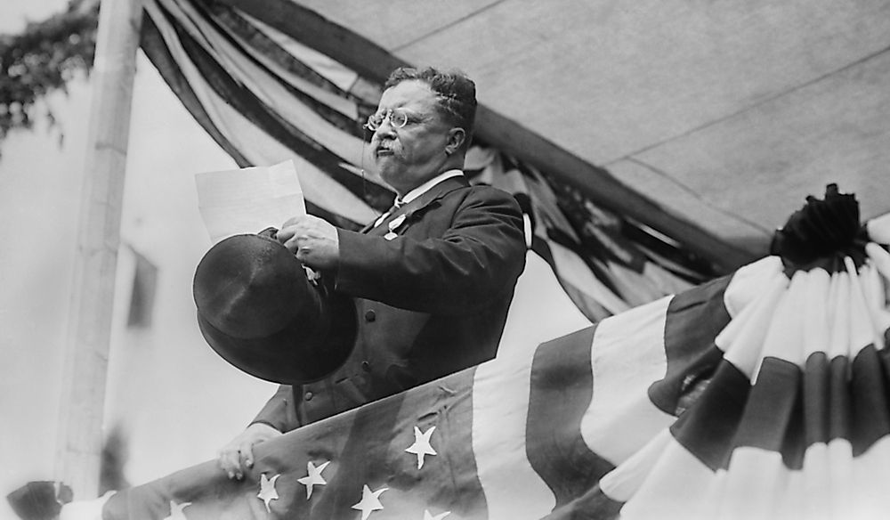 Theodore Roosevelt was fluent in three languages and conversational in two more. Editorial credit: Everett Historical / Shutterstock.com