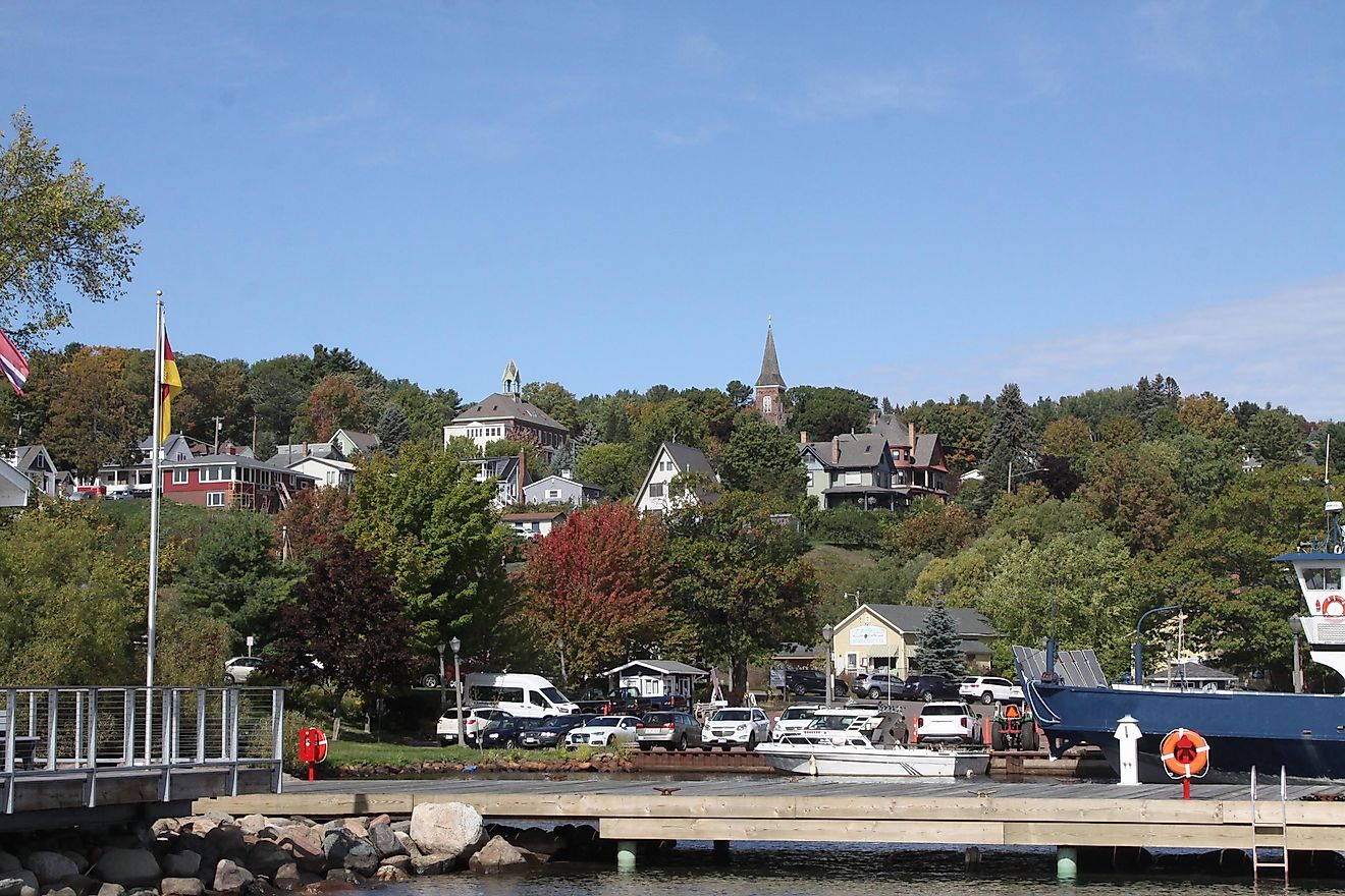 Bayfield, Wisconsin From The Harbor 